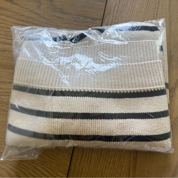 Free People Easy Street Stripe Rib Crop Sweater - Picture 8 of 8